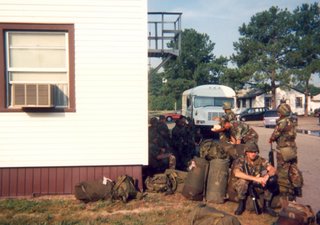 Our Army barracks at Fort Eustis