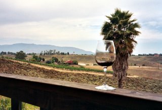 View of Temecula Valley from Falkner Winery