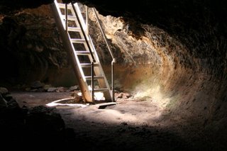 Cave in Lava Beds National Monument