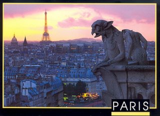 Postcard I bought in Paris