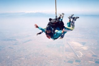 Mary Ann skydiving in Perris