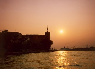 Sunset over Venice Canal