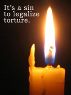 It's a sin to legalize torture [photo from the PCUSA Web site]
