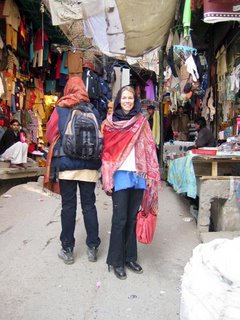 Vendors hawk their wares at the Mansehra bazaar.