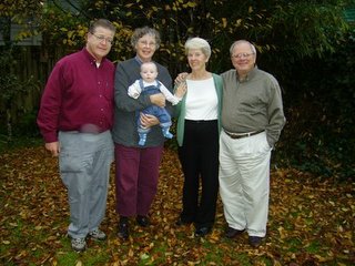 grandparents with Eva