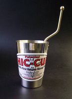 A cup which cures hiccups when used
