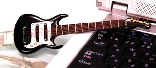 Mini-guitar USB drive Mini-guitar flash drive.