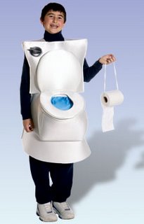 Toilet costume.