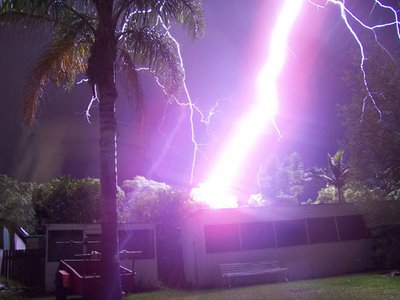 Lightning bolt.