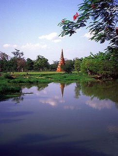 Old City River Ayutthaya Thailand