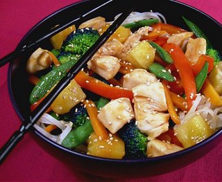Sweet and Sour Stir Fried Vegetarian with Tofu