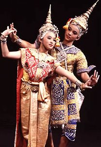 Thai Dancing Male Female Thailand