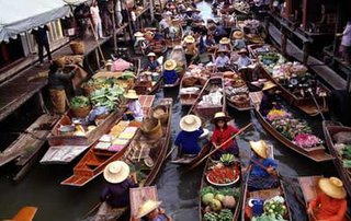 Floating Market River