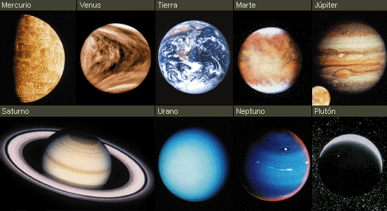 Los Planetas del Sistema Solar