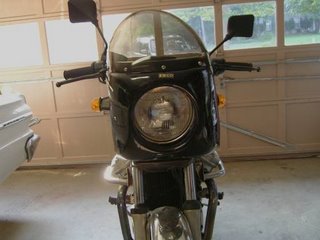 The EMGO fairing on a CX500