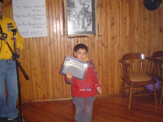 Francisco recibiendo su Diploma