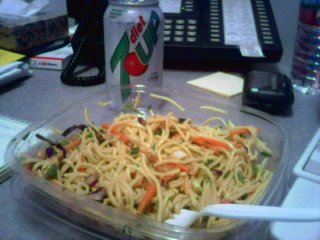 Spicy Asian Peanut Noodle Salad Thingy