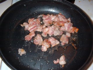 Sauteeing bacon