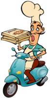 Late pizza delivery