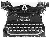 máquina de escribir antigua