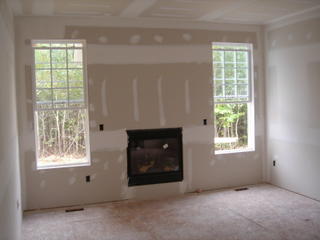 Fireplace in the master bedroom
