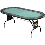 Texas Hold'em Oval Poker Table