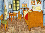 O templeite deste blogue é inspirado nesta pintura de Vincent Van Gogh: Quarto em Arles