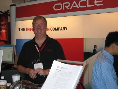 Oracle booth