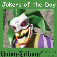 san diego union tribune joker of the day