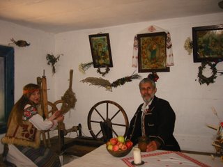 In the Ukrainian house of XIX century