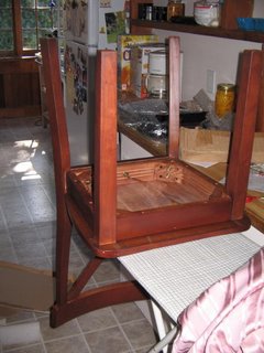 making a chair