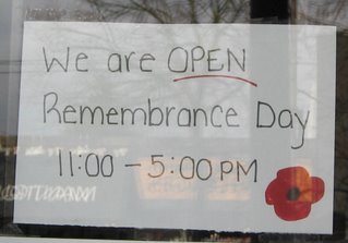 closed for remembrance