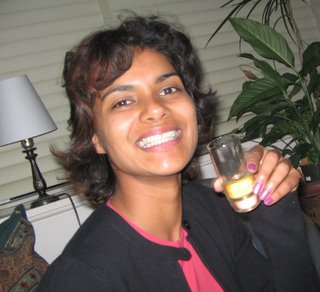 sunita and her drinky drink
