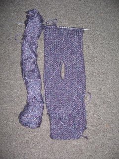 purple scarf for Christmas 2005