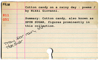 Catalog card for Cotton Candy in the Rain