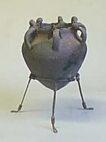 Octopus Amphora with Stand - Lowell Webb