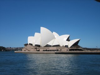 Sydney Opera House from the Manley Ferry