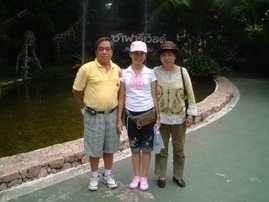 My family in Safari
