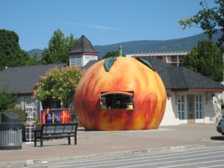 The famous Penticton Peach