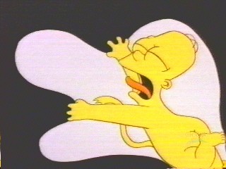 Baby Homer being born