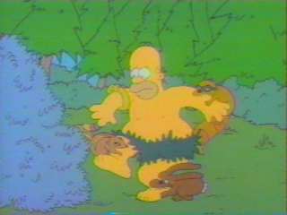 Homer in the Woods