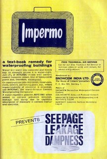 Impermo waterproofing - Snowcem India Ltd., Bombay