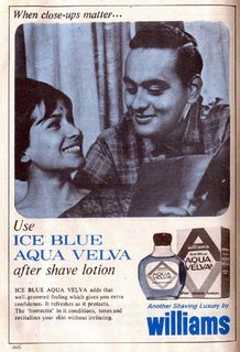 Ice Blue Aqua Velva after shave lotion from Williams