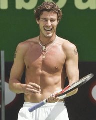 Shirtless Safin with Charming Smile