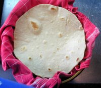 Honduran flour tortillas