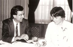 Diner avec Robert Bourassa, juin 1986.