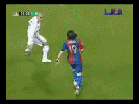 Football Mondial : Dribbles de Messi contre Real Madrid