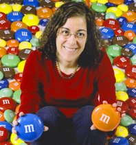 Robin With Her m&m's