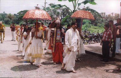 Enactment of Mahabali visiting his people
