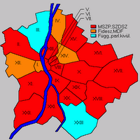 Önkormányzati választási eredmények - 2002